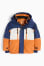 orange / blau