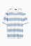 alb / albastru deschis