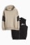 zwart / beige