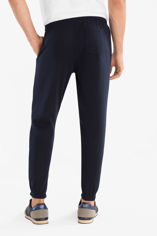 Hommes - Pantalon de jogging basique - bleu foncé