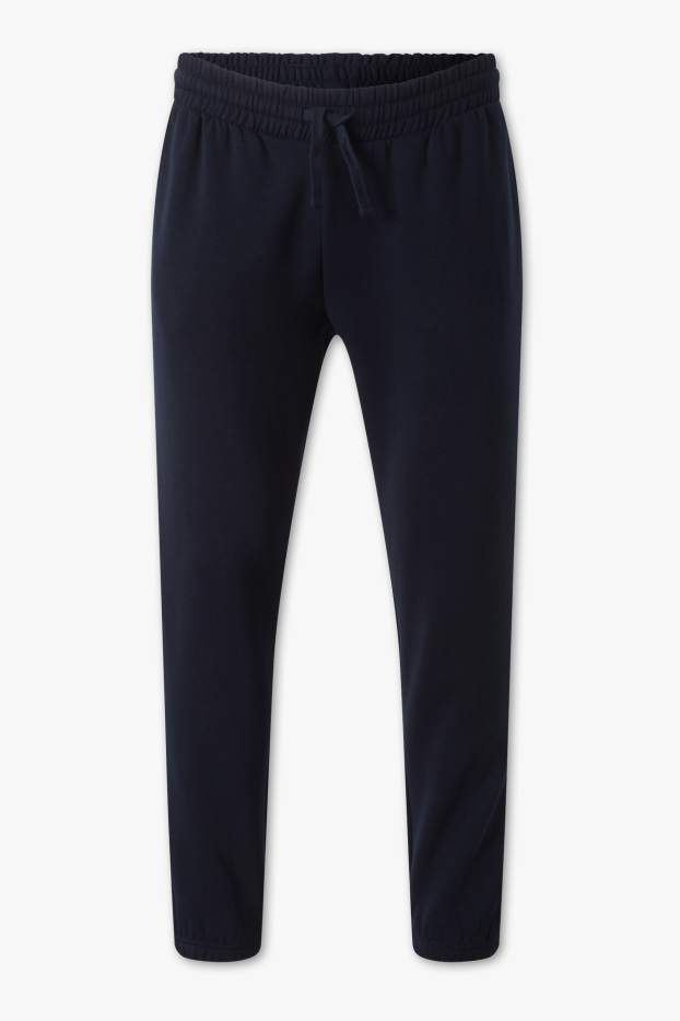 Hommes - Pantalon de jogging basique - bleu foncé