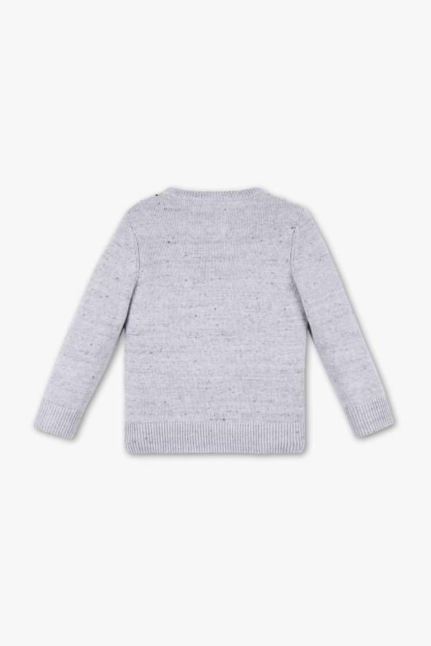 Enfants garçons - Pull - gris clair chiné
