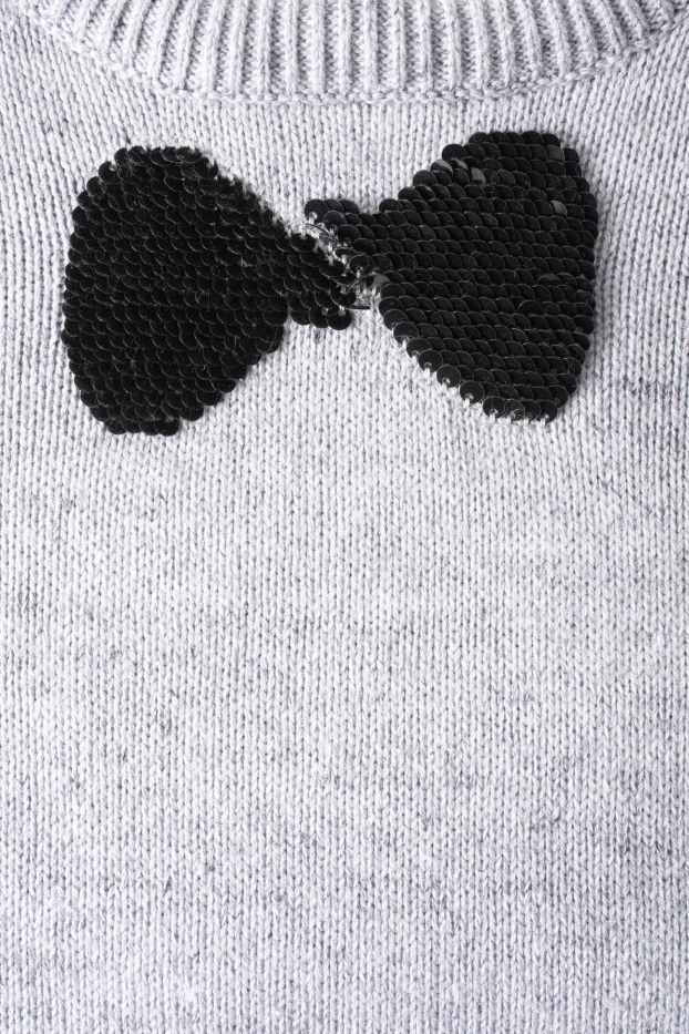 Enfants garçons - Pull - gris clair chiné
