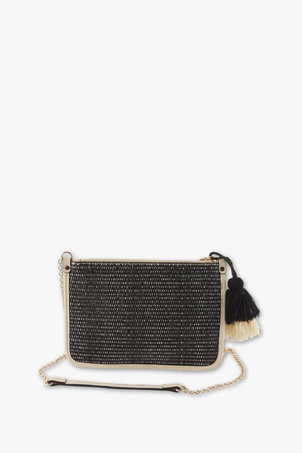 Femmes - Sac à bandoulière - noir / blanc