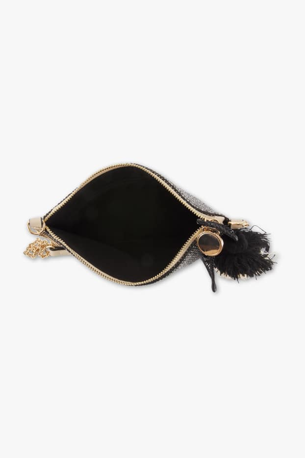 Femmes - Sac à bandoulière - noir / blanc