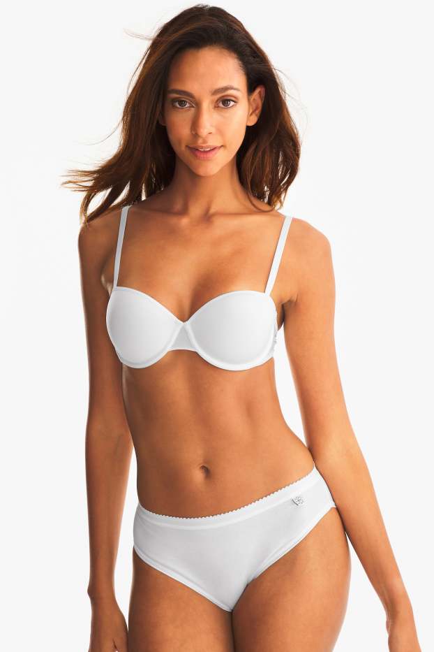 Women - Multipack of 4 - briefs - white