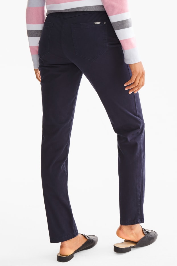 Women - Trousers - dark blue