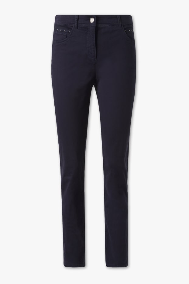 Women - Trousers - dark blue