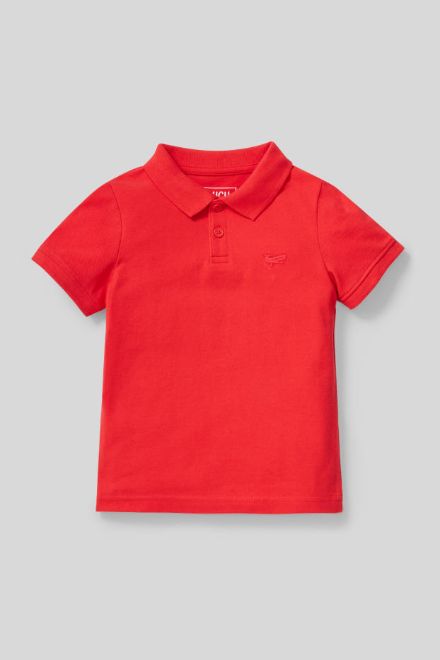 Enfants garçons - Polo - rouge