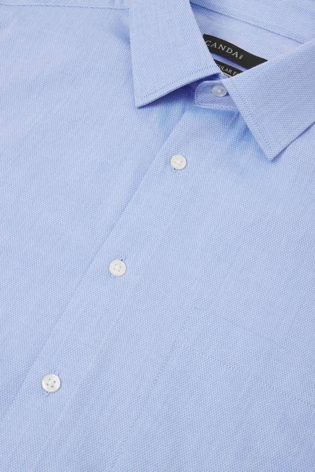 Men - Business shirt - regular fit - Kent collar - light blue