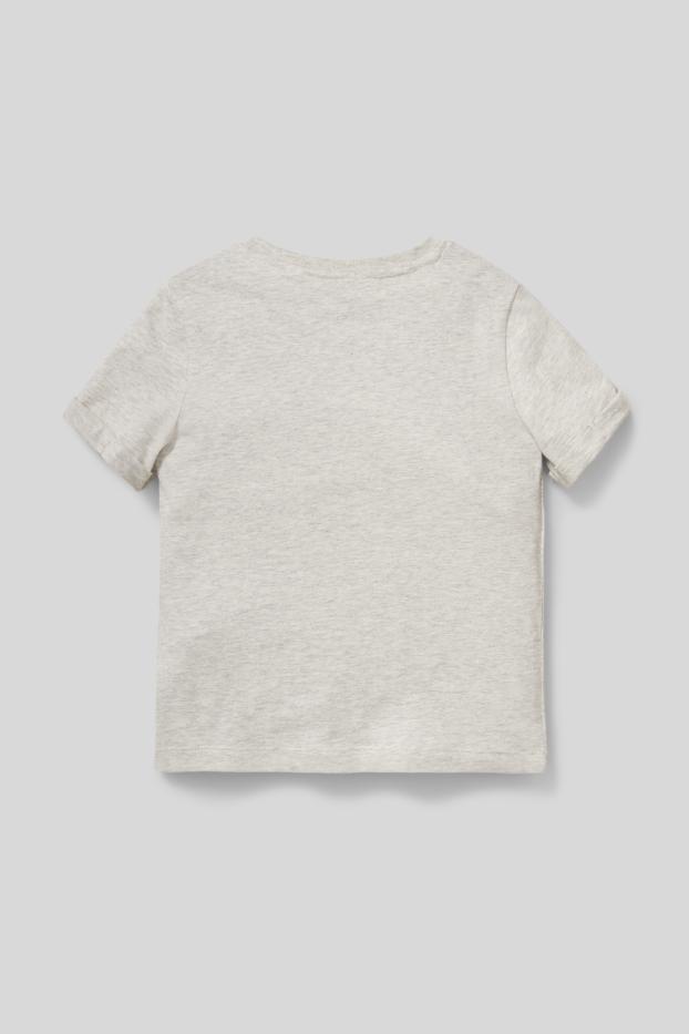 Children Boys - The Lion King - short sleeve T-shirt - light gray-melange