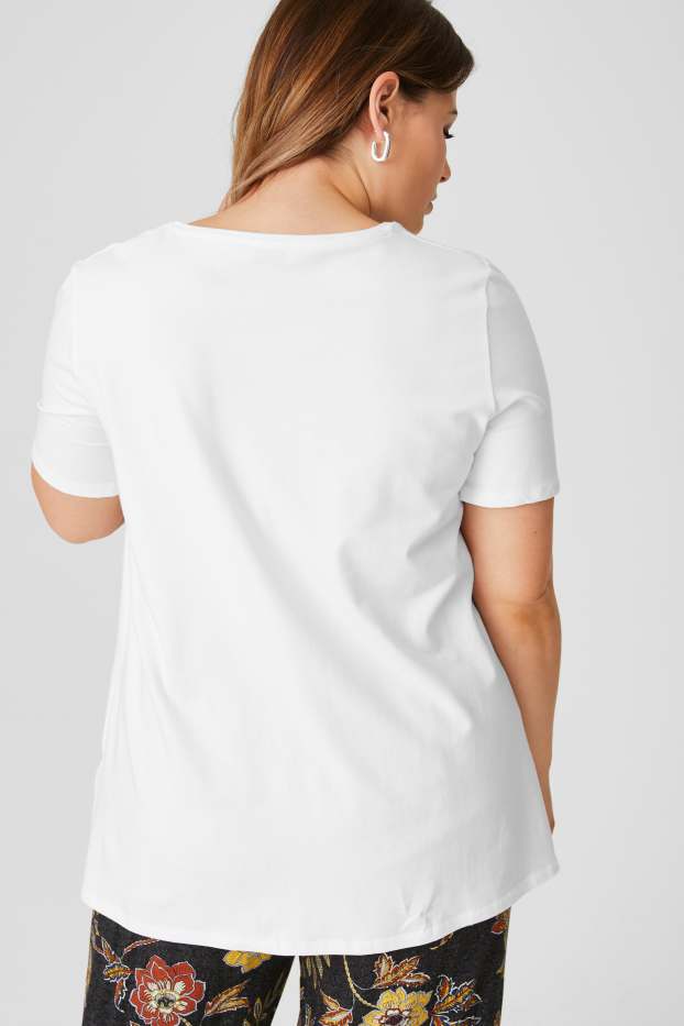 Dames - T-shirt - wit