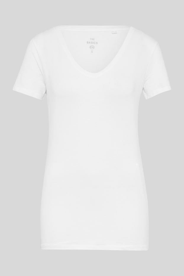 Femmes - T-shirt basique - blanc