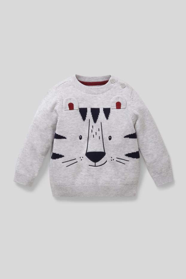 Baby Boys - Baby jumper - light gray-melange