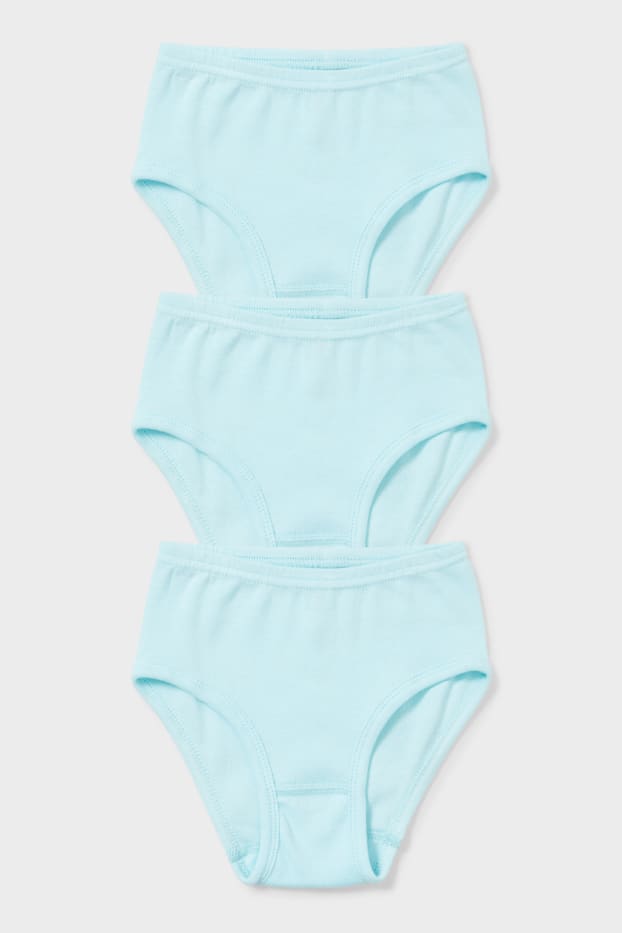 Children Girls - Multipack of 3 - briefs - light turquoise