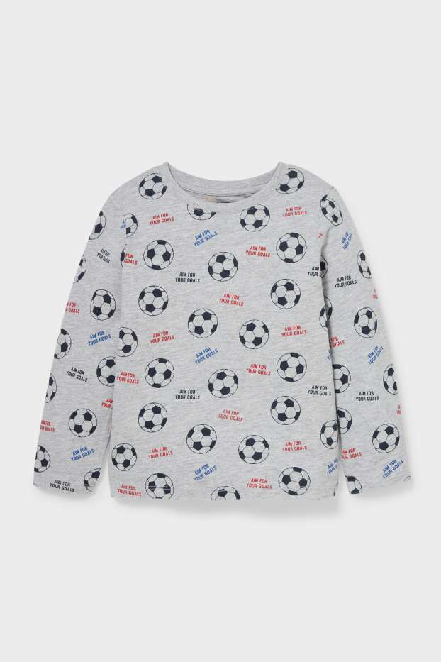 Children Boys - Long sleeve T-shirt - light gray-melange