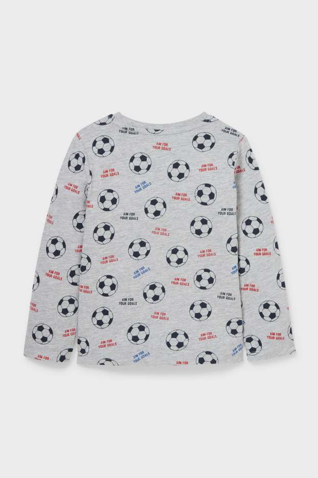 Children Boys - Long sleeve T-shirt - light gray-melange