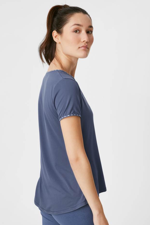 Damen - Funktions-T-Shirt - blau