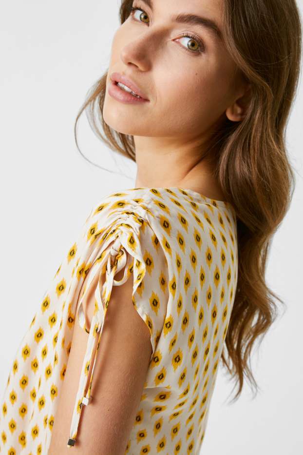 Dames - Blouse - oranje / geel