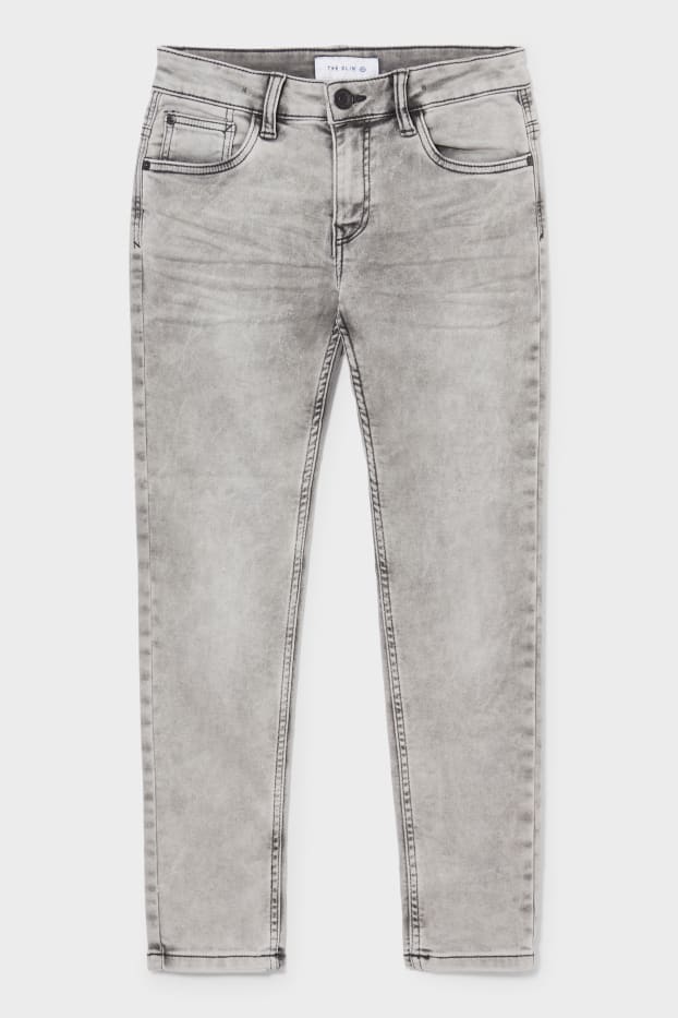 Copii - Băieți - Slim jeans - gri