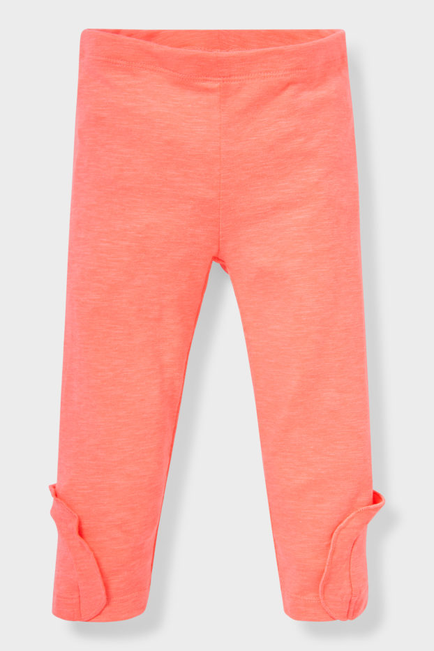 Enfants filles - Legging corsaire - rose fluo