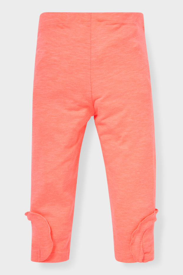 Enfants filles - Legging corsaire - rose fluo