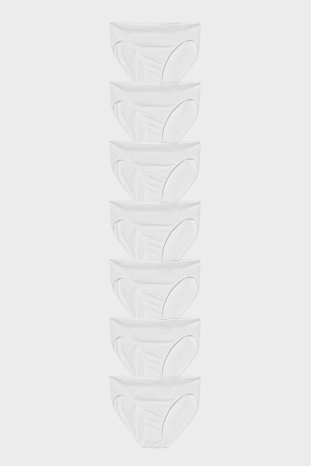 Donna - Confezione da 7 - slip - seamless - bianco