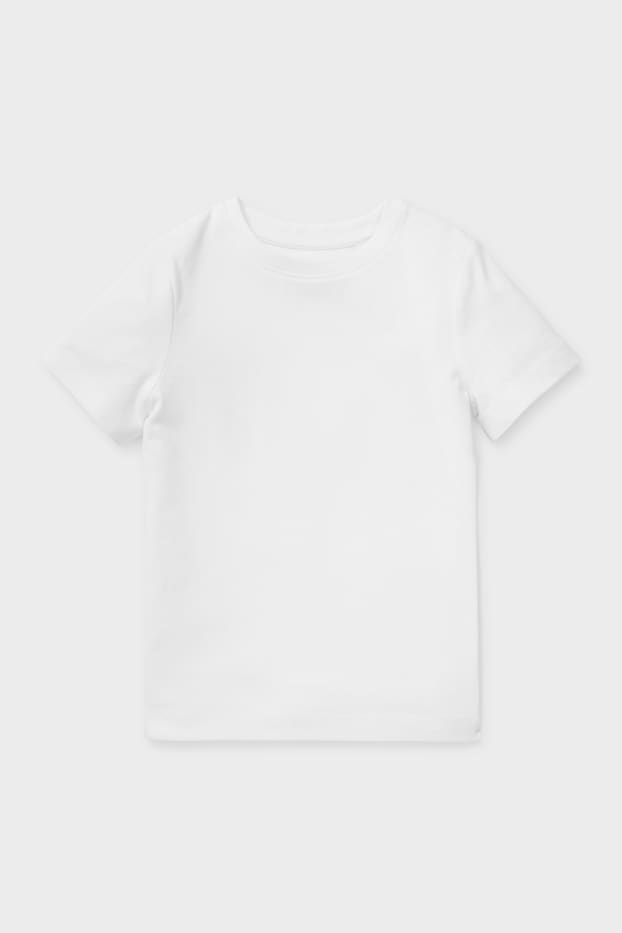 Children Boys - Short sleeve T-shirt - white