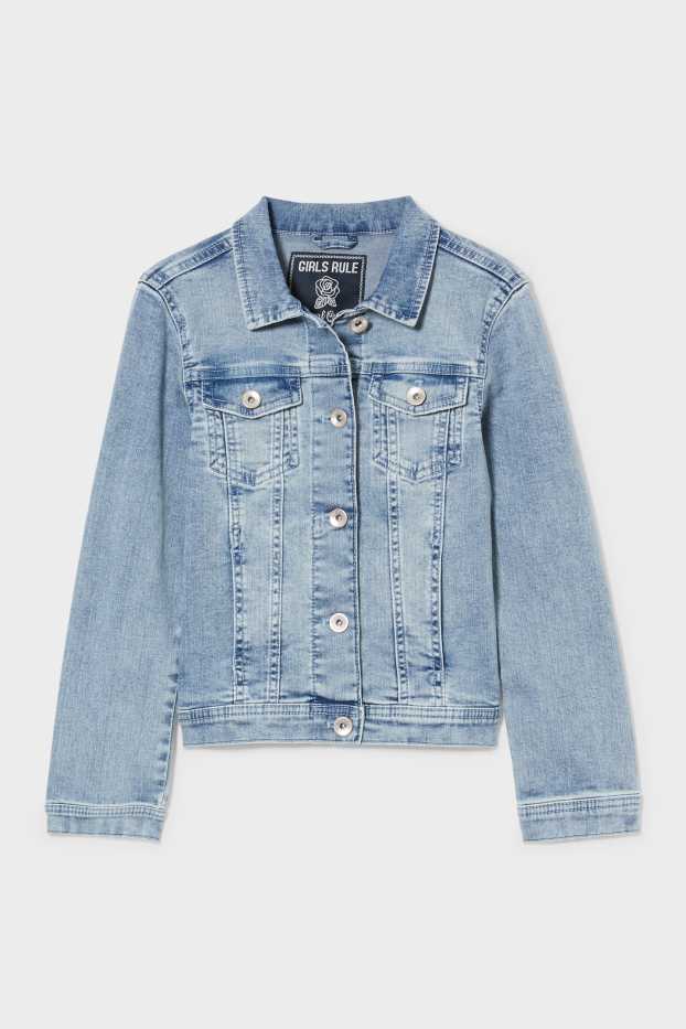 Kinder Mädchen - Jeansjacke - helljeansblau