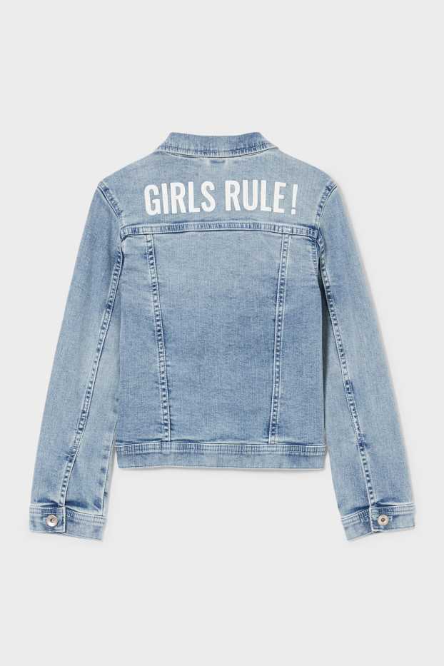 Kinder Mädchen - Jeansjacke - helljeansblau