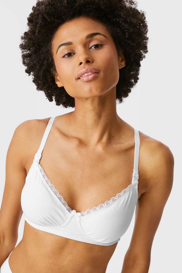 Women - Multipack of 2 - nursing bras - white