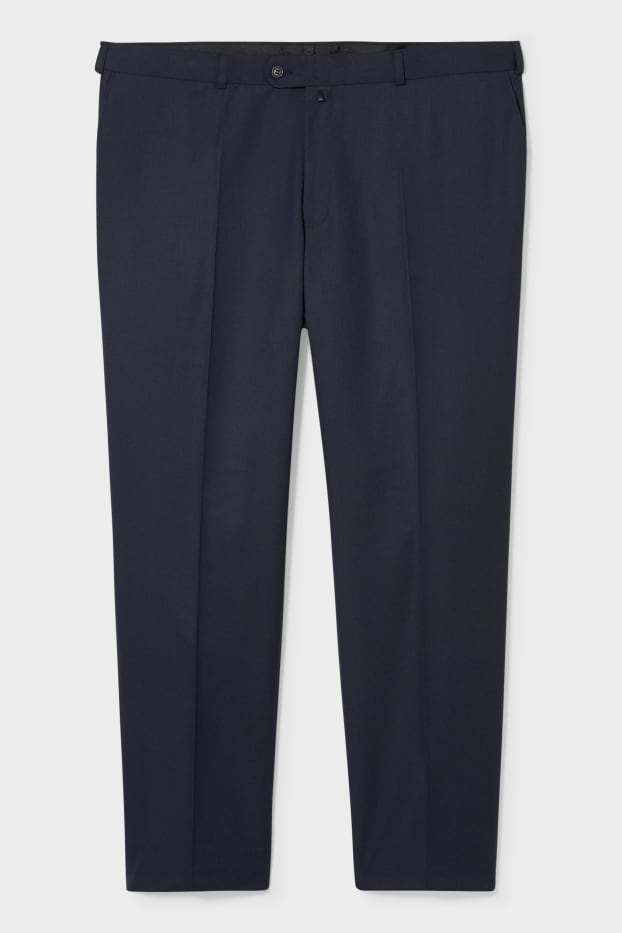 Men - Mix-and-match suit trousers - regular fit - dark blue