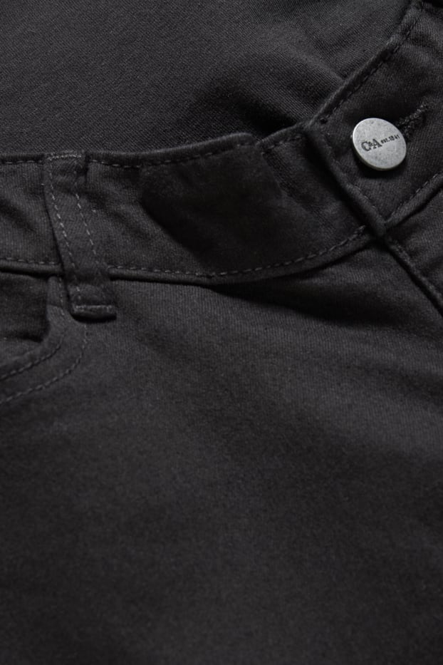 Dames - Zwangerschapsjeans - skinny jeans - zwart