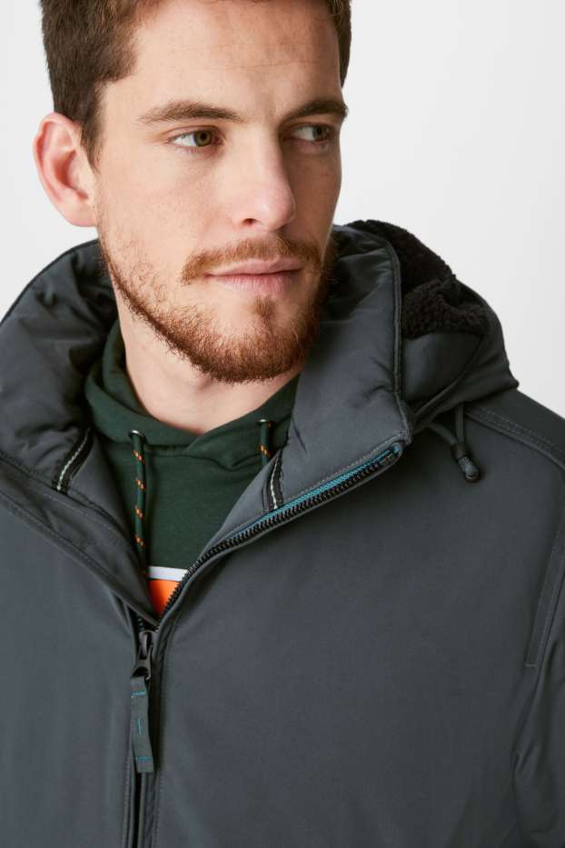 Uomo - Blouson con cappuccio  - verde scuro