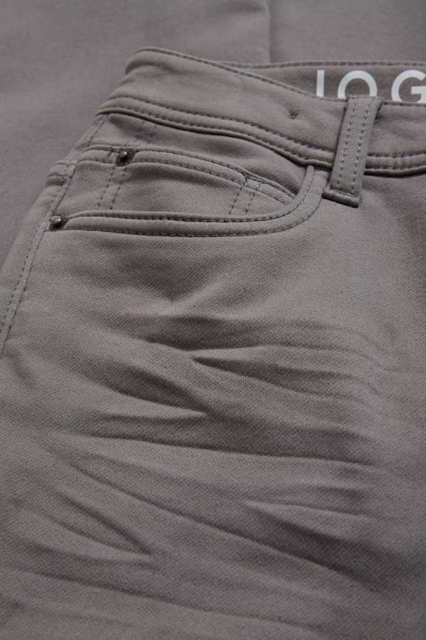 Enfants garçons - Pantalon chaud - slim fit - jean gris