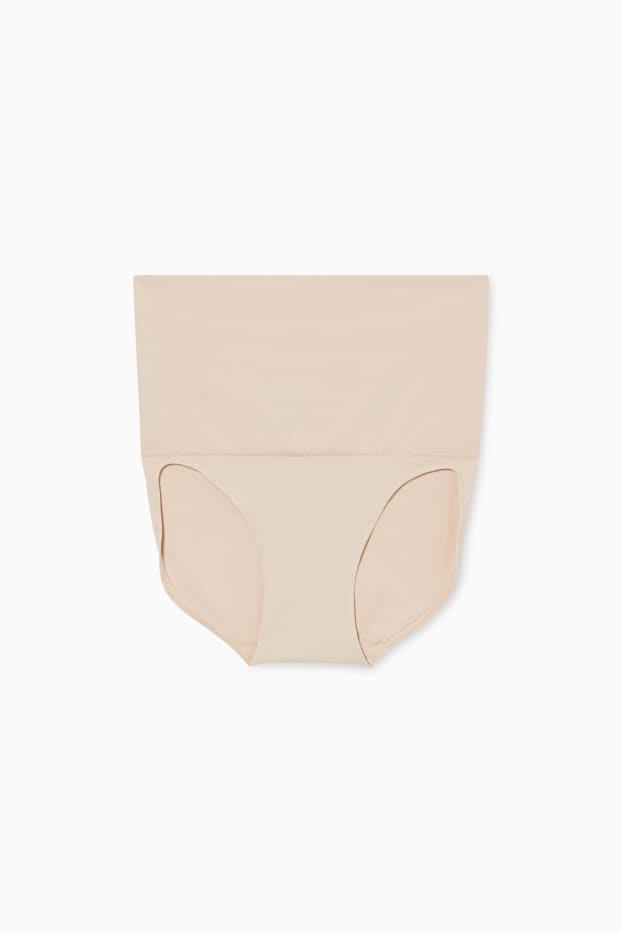 Femmes - Culotte gainante - sans coutures - beige