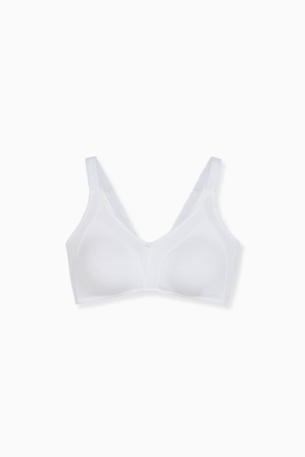 Femei - Sutien minimizer fără armătură - alb