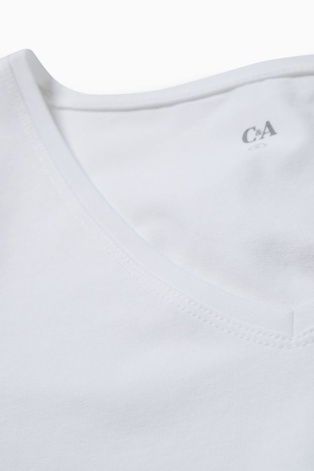 Femei - Multipack 2 buc. - tricou Basic - alb