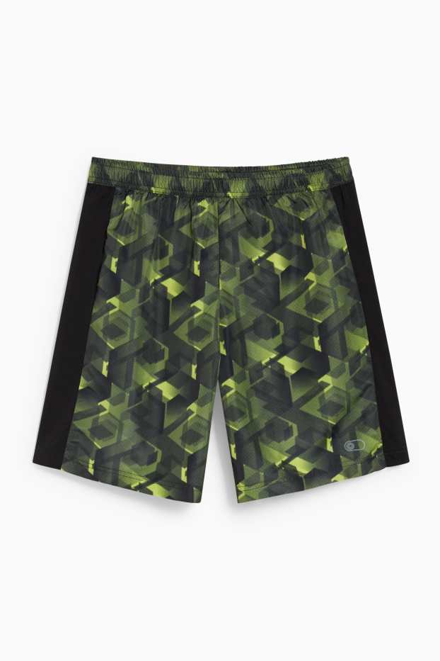 Men - Active shorts  - dark green / black