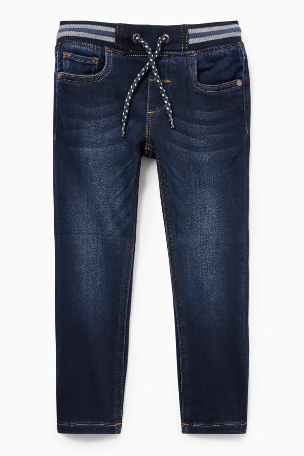 Enfants garçons - Slim jean - jog denim - jean bleu foncé