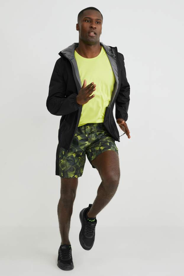 Men - Active shorts  - dark green / black