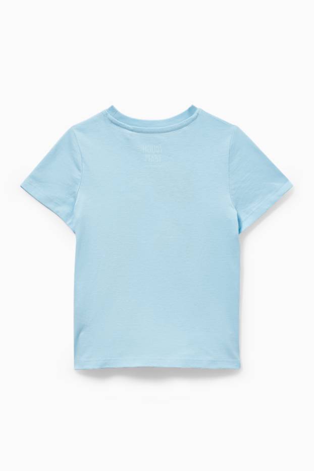 Kinder Jungen - Kurzarmshirt - hellblau