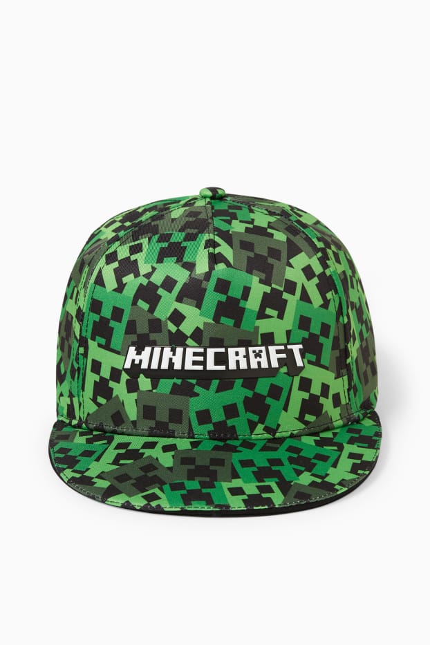 Enfants garçons - Minecraft - casquette - vert