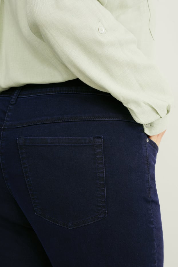 Dámské - Slim jeans - mid waist - džíny - modré