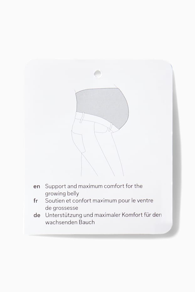 Donna - Pantaloni premaman in jersey - svasati - nero