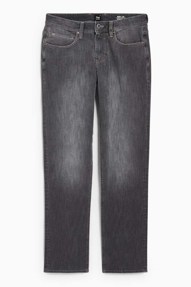 Men - Straight jeans - Flex - LYCRA® - denim-gray