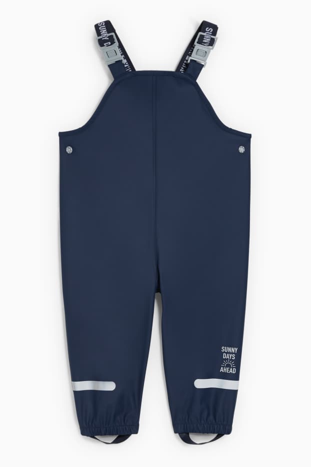 Bébés garçons - Pantalon de pluie pour bébé - bleu foncé