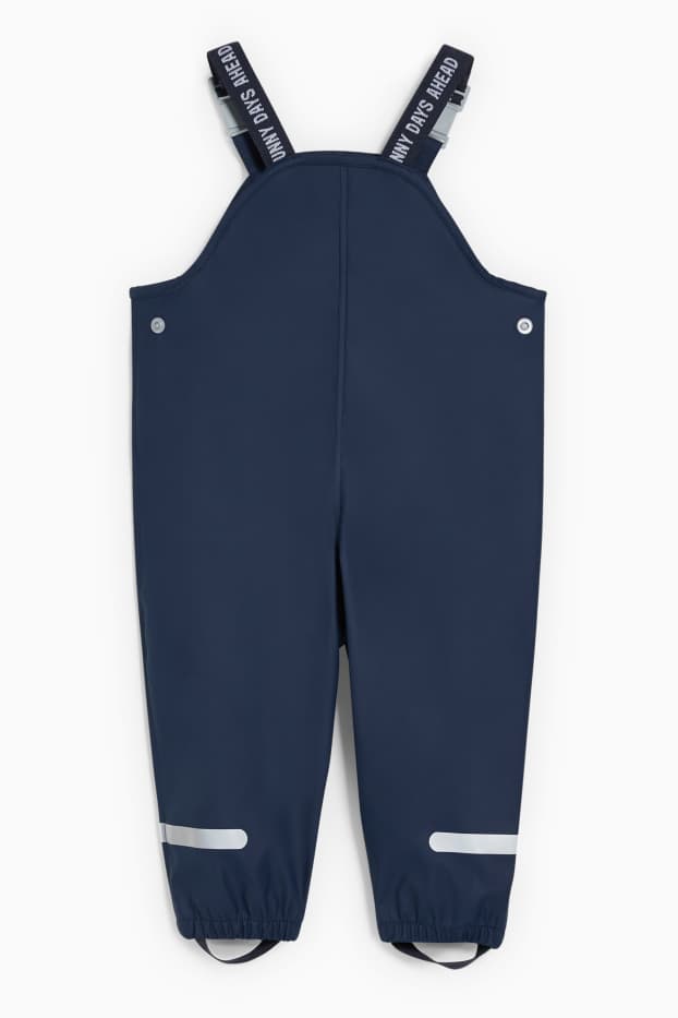 Bébés garçons - Pantalon de pluie pour bébé - bleu foncé