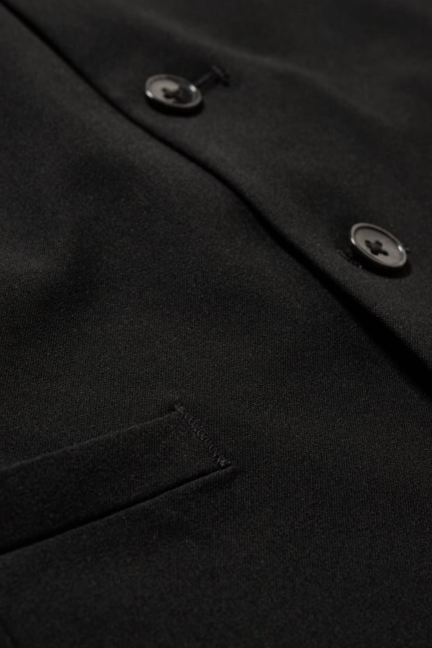 Men - Mix-and-match waistcoat - slim fit - Flex - LYCRA®  - black
