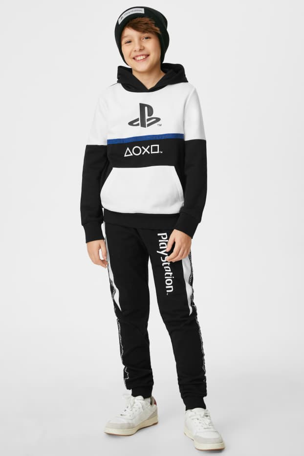 Kinderen: jongens - PlayStation - joggingbroek - zwart